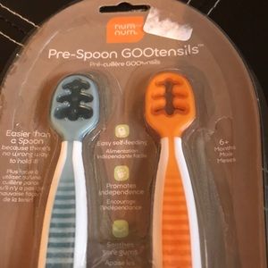 Brand new baby spoons for easier feeding.
